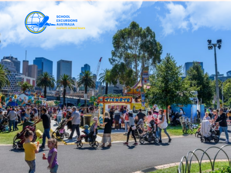 Students exploring nature and wildlife in Melbourne excursions