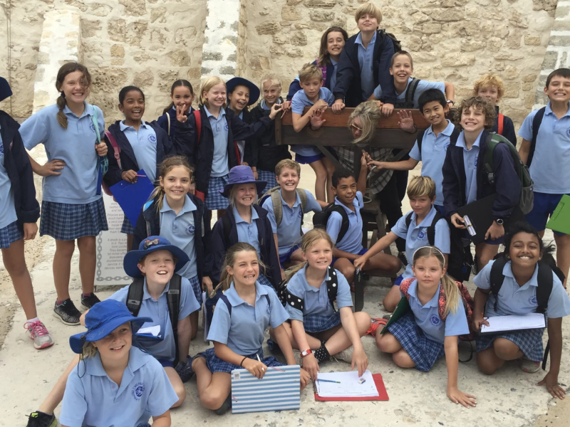 Students exploring marine ecosystems during Perth school trips educational tour