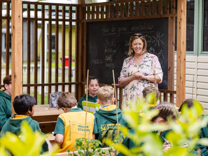 Students exploring rainforest ecosystems during Gold Coast school excursions for environmental learning